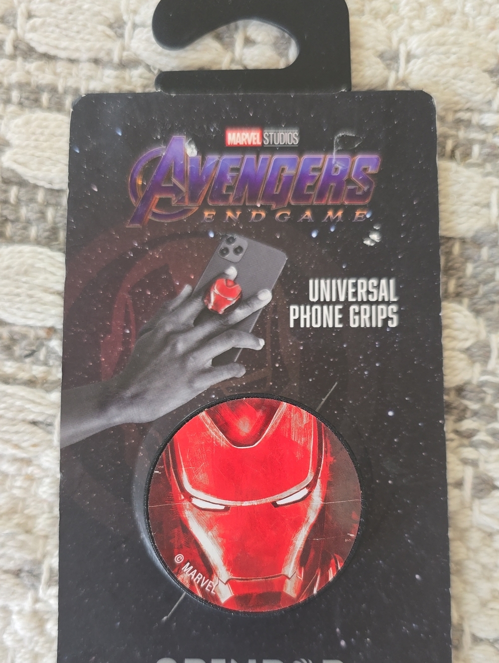 Marvel Iron Man Red and White Phone Grip PopSocket Style